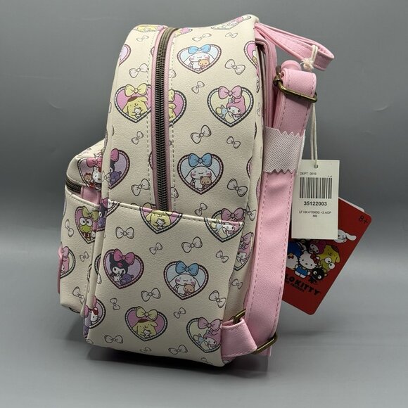 Loungefly Hello Kitty And Friends Bestie Hearts Mini Backpack NEW main image 4